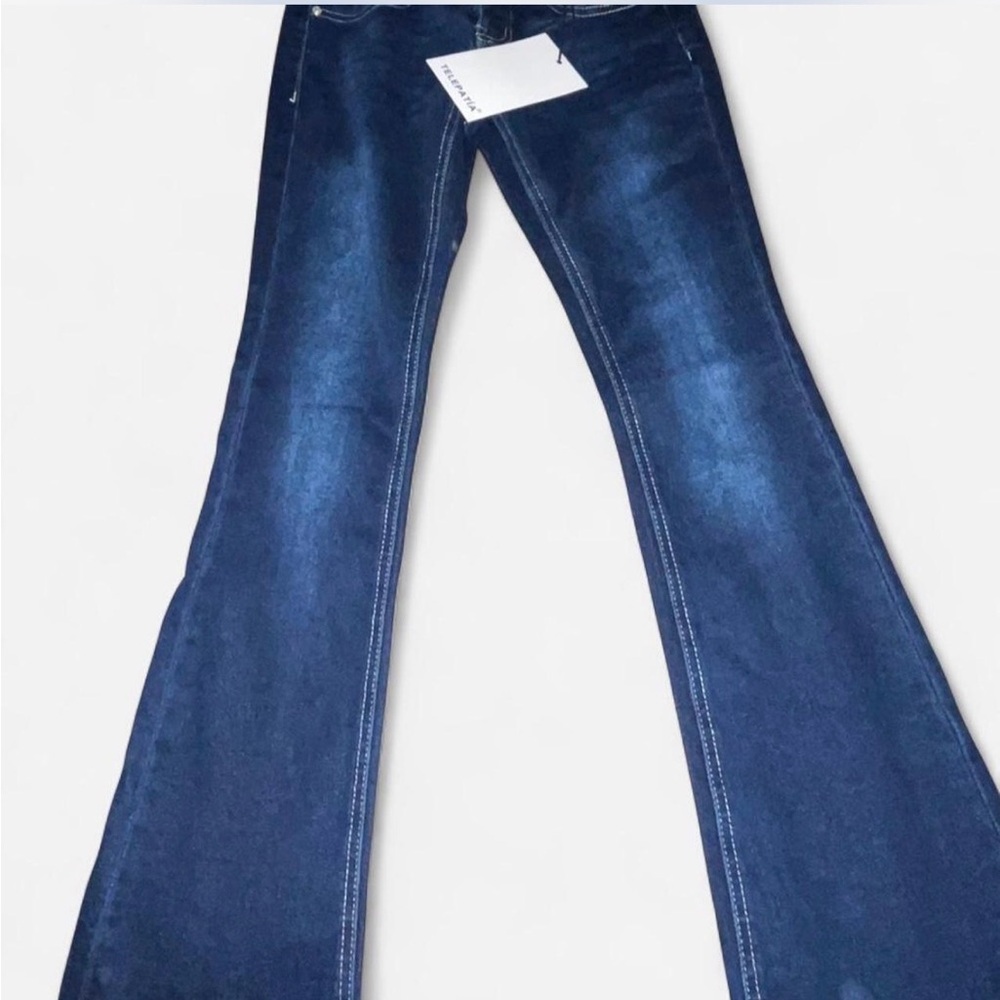 Women's Blue Flared Jeans